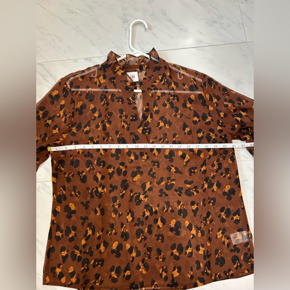 CAbi Animal Print Obsess Blouse - Picture 5 of 8